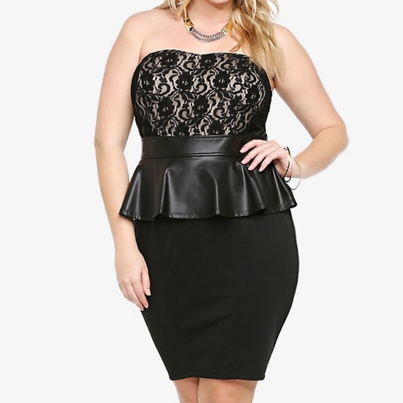 peplum dress size 20